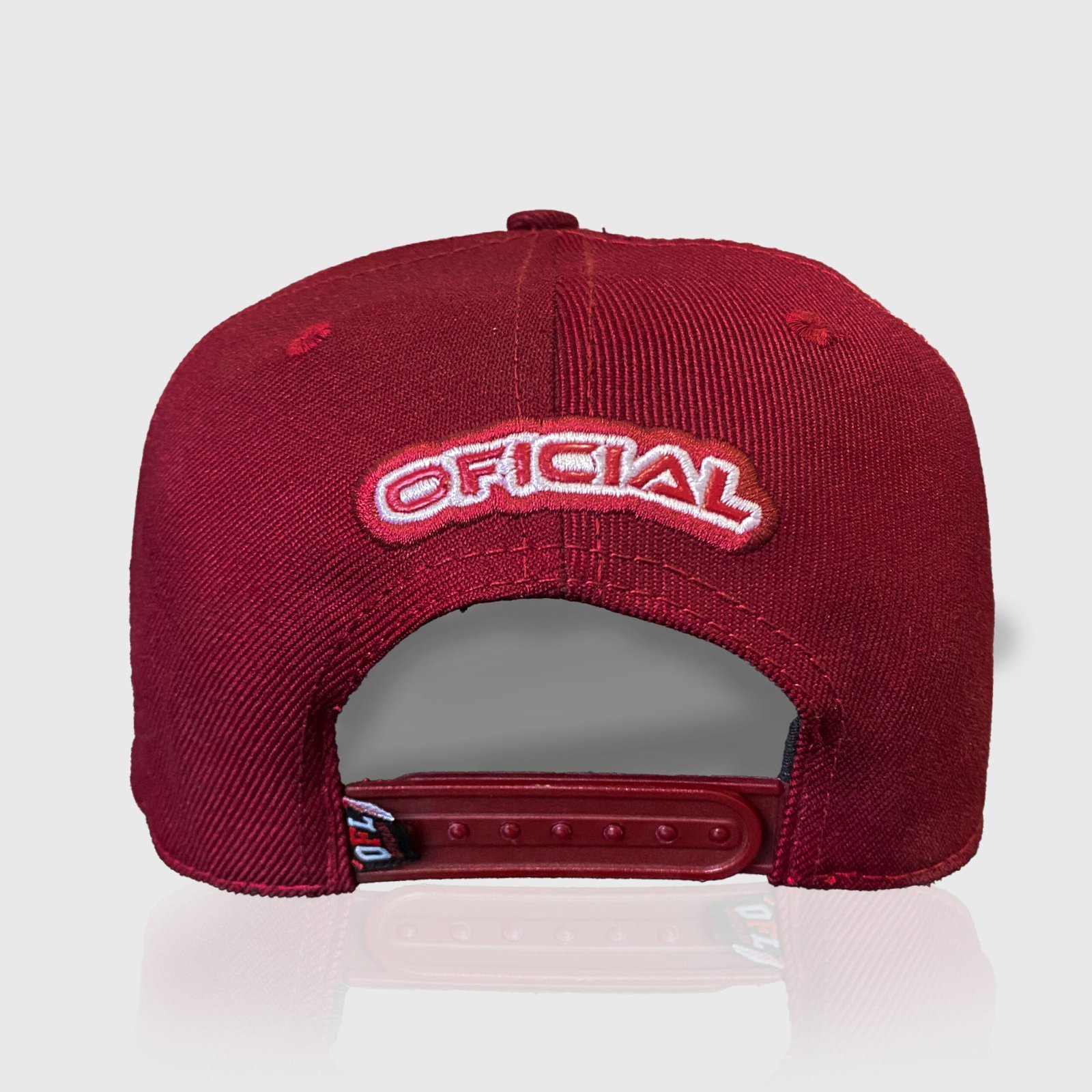 Boné Snapback OFL Bordô Nunca Foi Sorte Sempre foi Deus