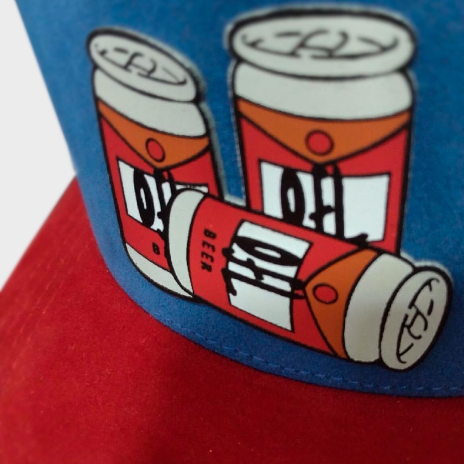 Boné Snapback OFL Duff Beer Camurça Azul