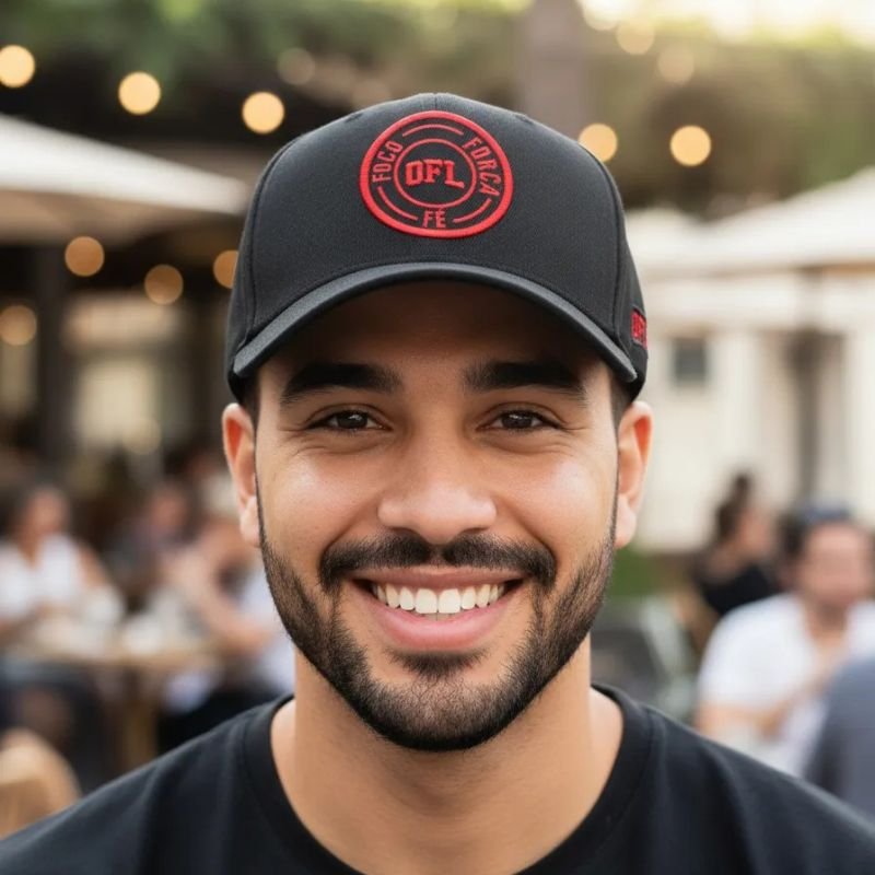 Boné Snapback Ofl Foco Força E Fé