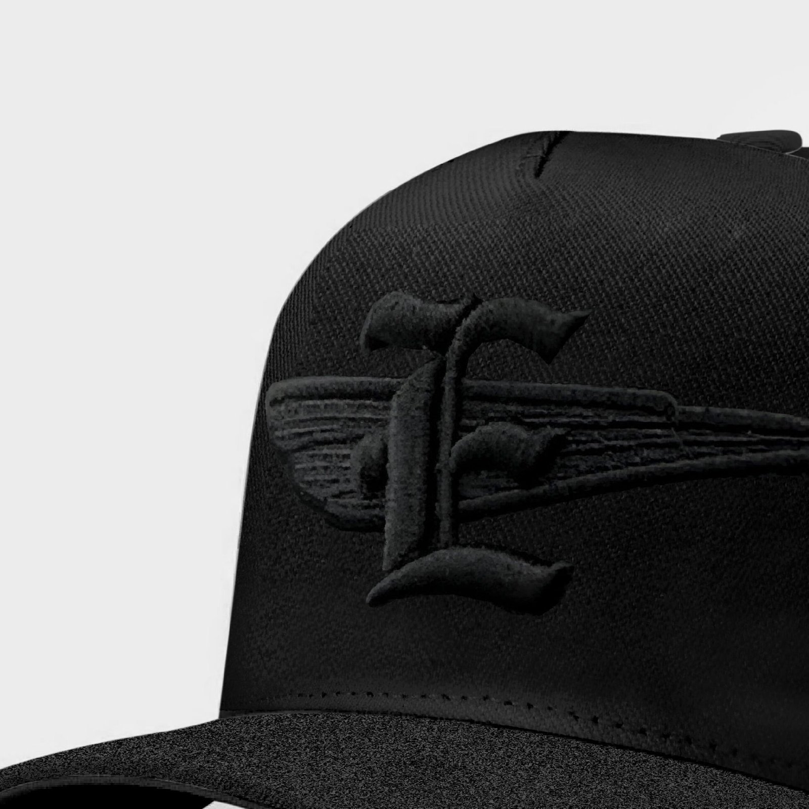 Boné Snapback OFL Gliter Black Iniciais E - OUTLET