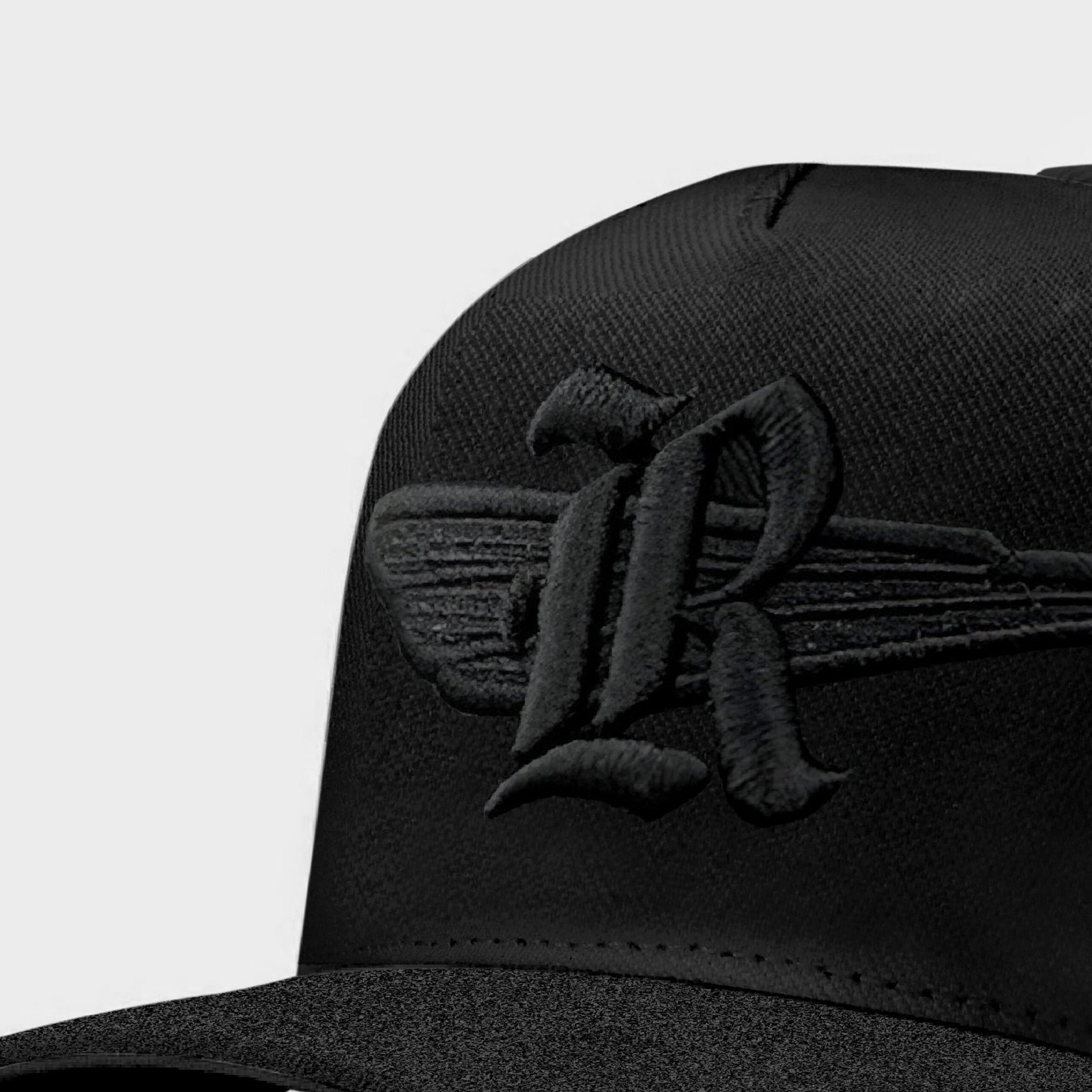 Boné Snapback OFL Gliter Black Iniciais R
