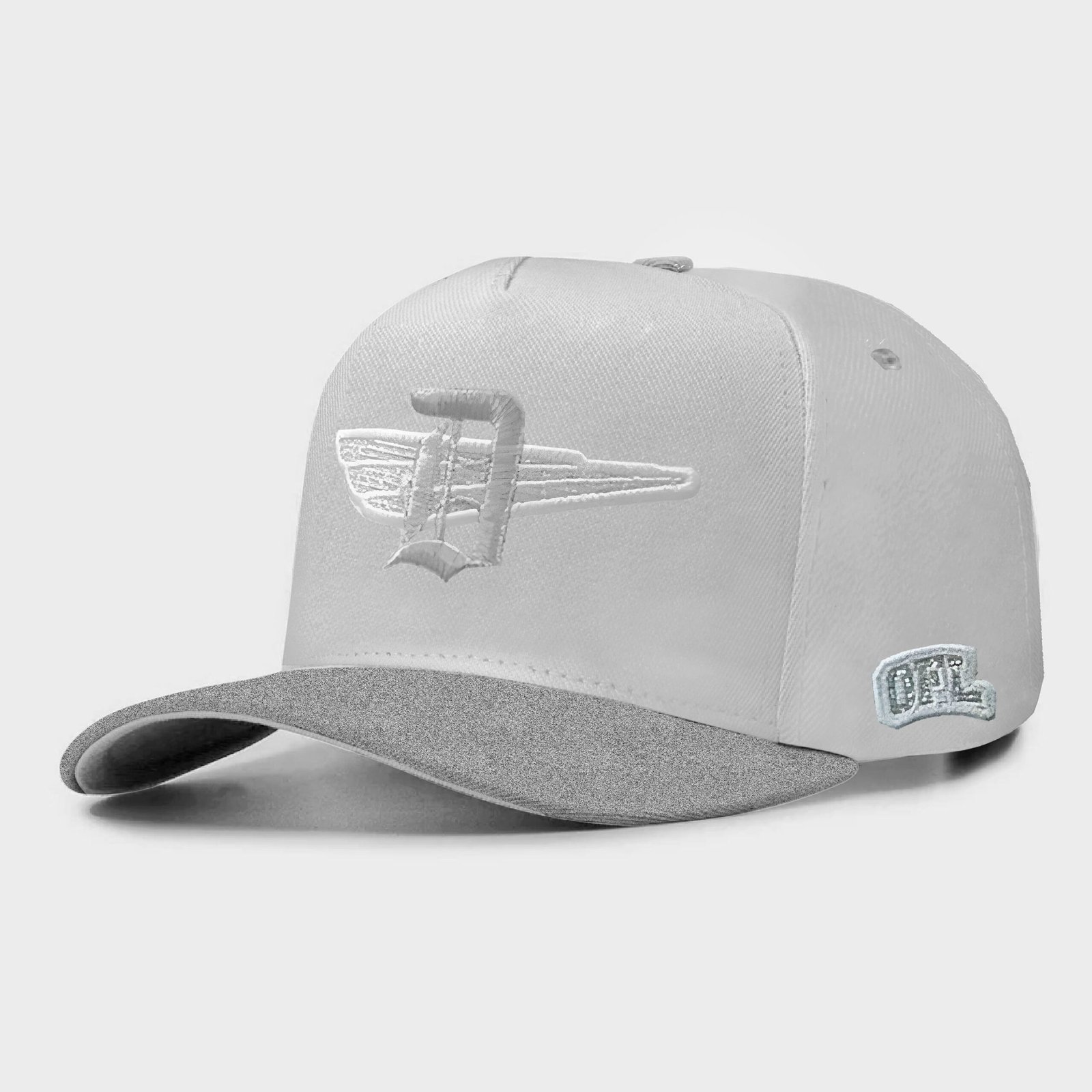 Boné Snapback OFL Glitrer Branco Iniciais D