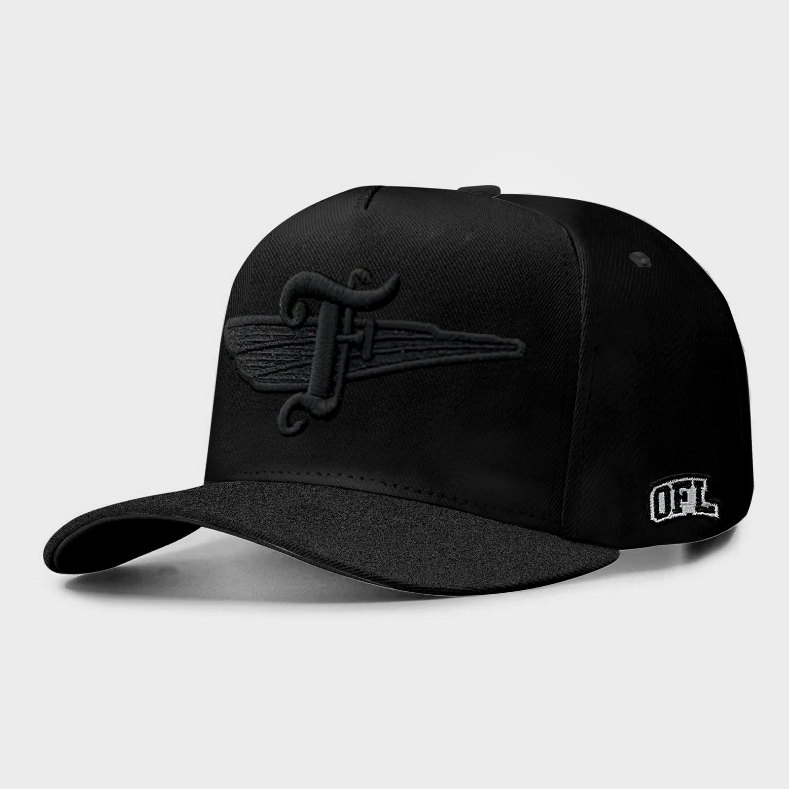 Boné Snapback OFL Glitter Black Iniciais F