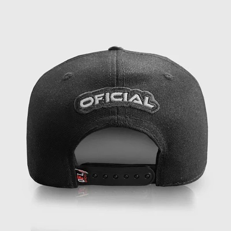 Boné Snapback OFL Glitter Preto Iniciais S