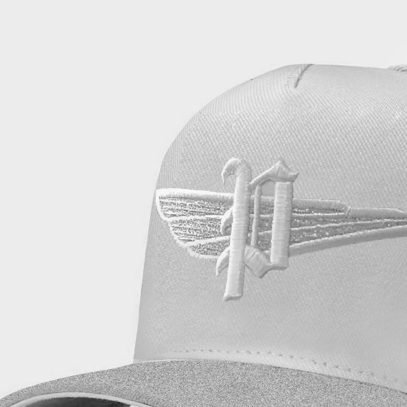 Boné Snapback OFL Iniciais branco P