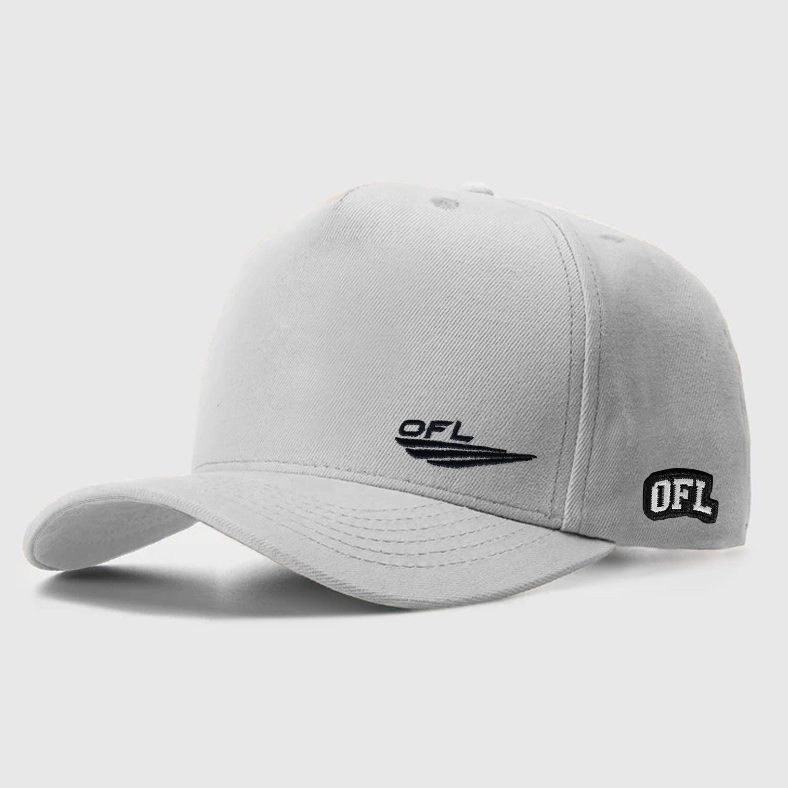 Boné Snapback OFL Minimalista Branco
