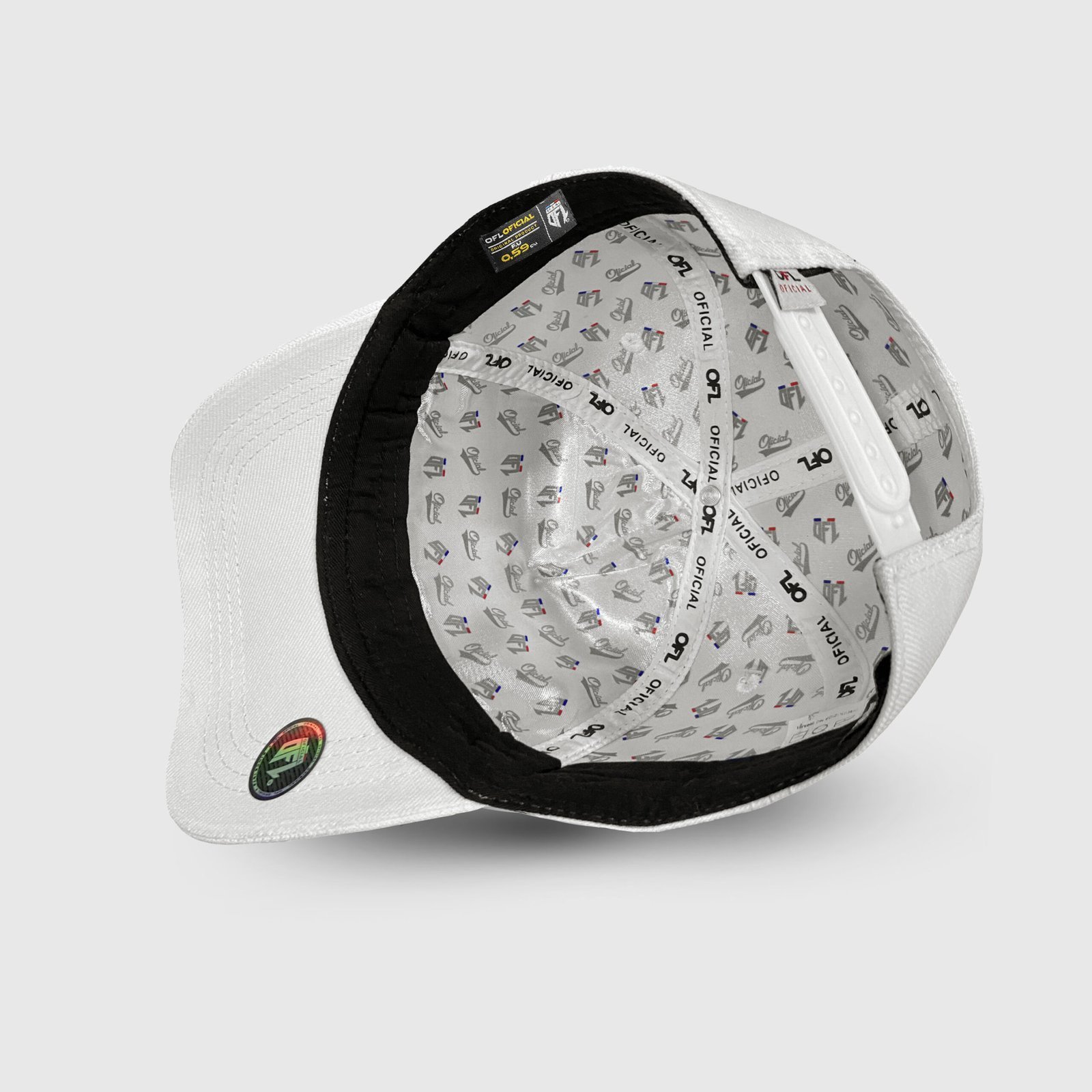 Boné Snapback OFL Minimalista Branco