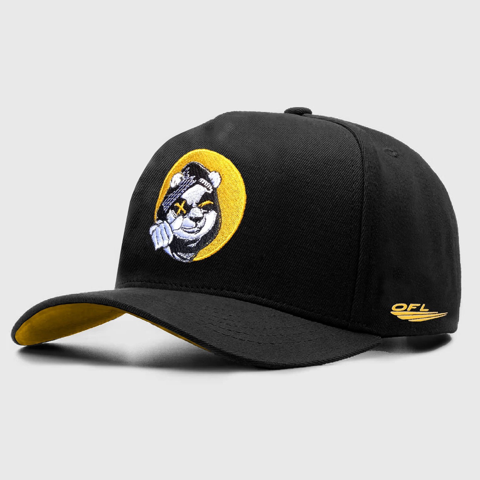 Boné Snapback OFL Nice Panda Yellow