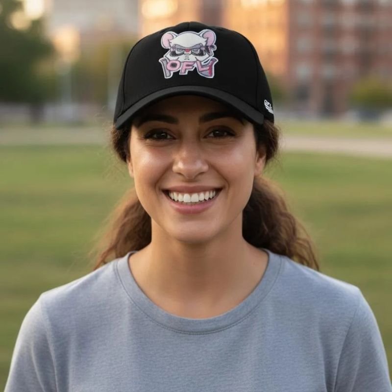 Boné Snapback OFL Pink Three Black