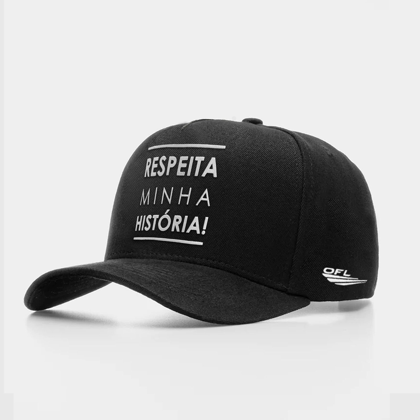 Boné Snapback OFL Respeita a Minha História
