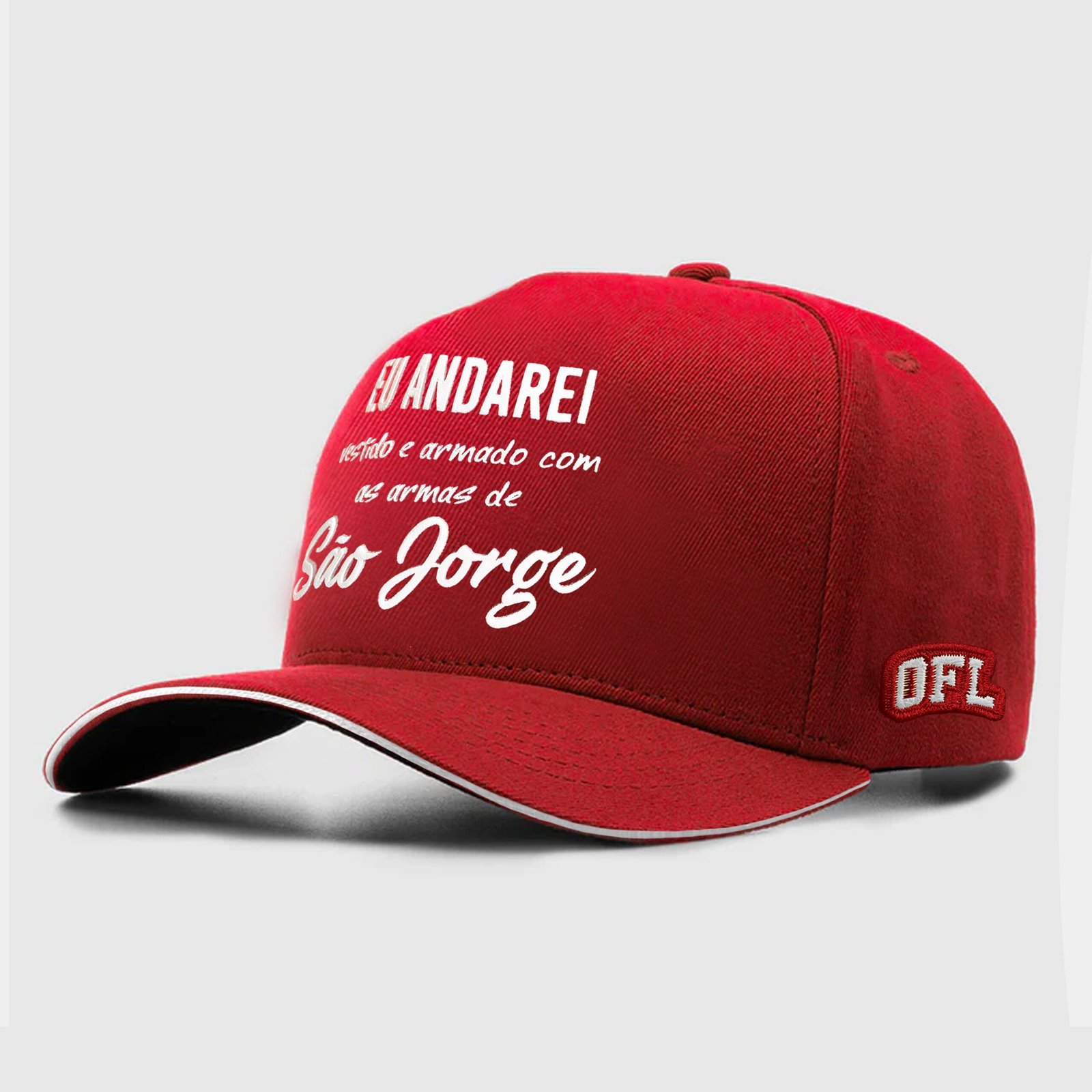 Boné Snapback OFL São Jorge Eu Andarei
