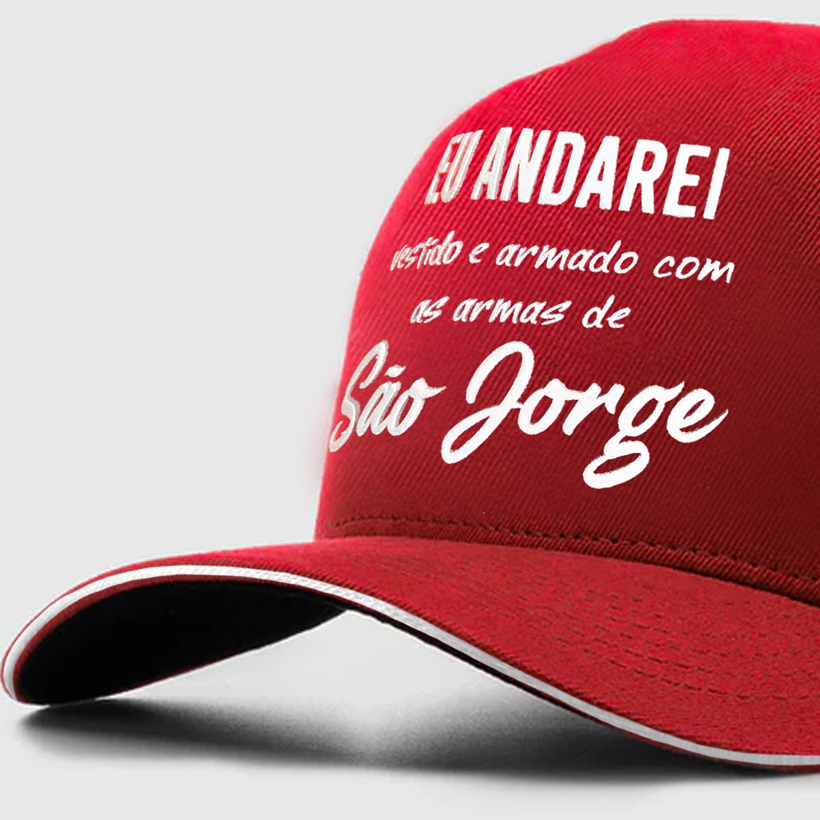 Boné Snapback OFL São Jorge Eu Andarei