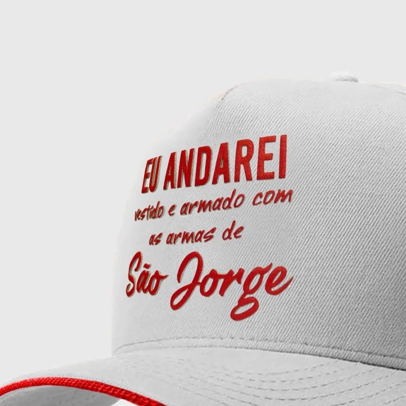 Boné Snapback OFL São Jorge Eu Andarei