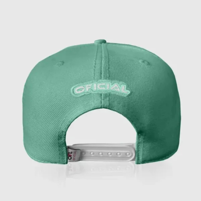 Boné Snapback OFL Splash Comics - Verde Água