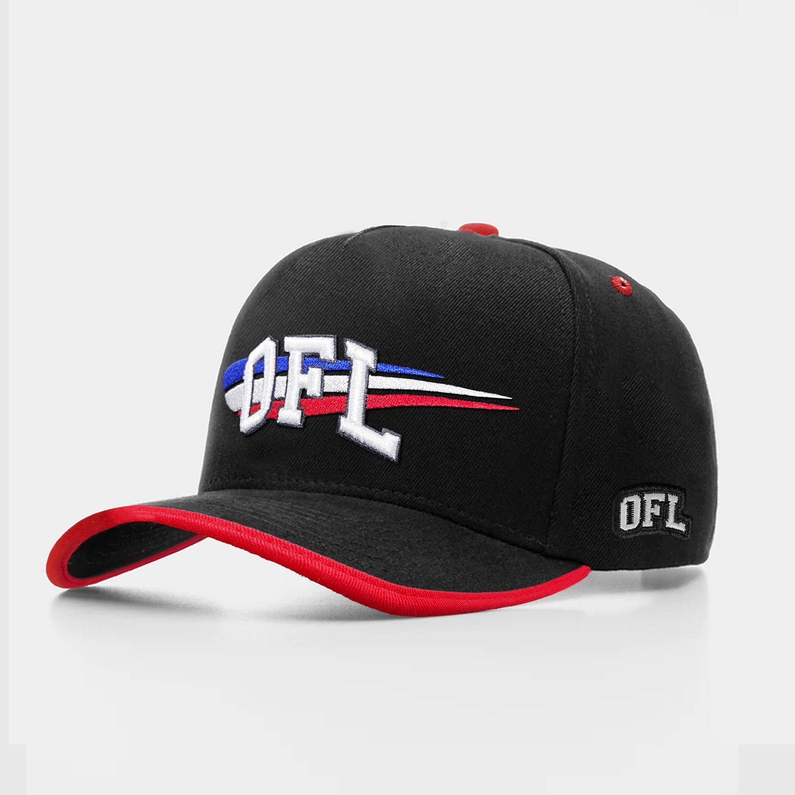 Boné Snapback OFL Three Colors Red
