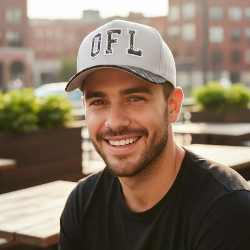 Boné Snapback OFL Vintage Black White