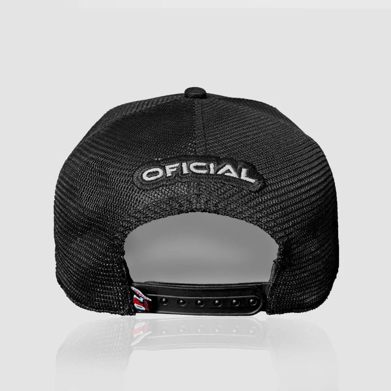 Boné Trucker OFL Black Chenille