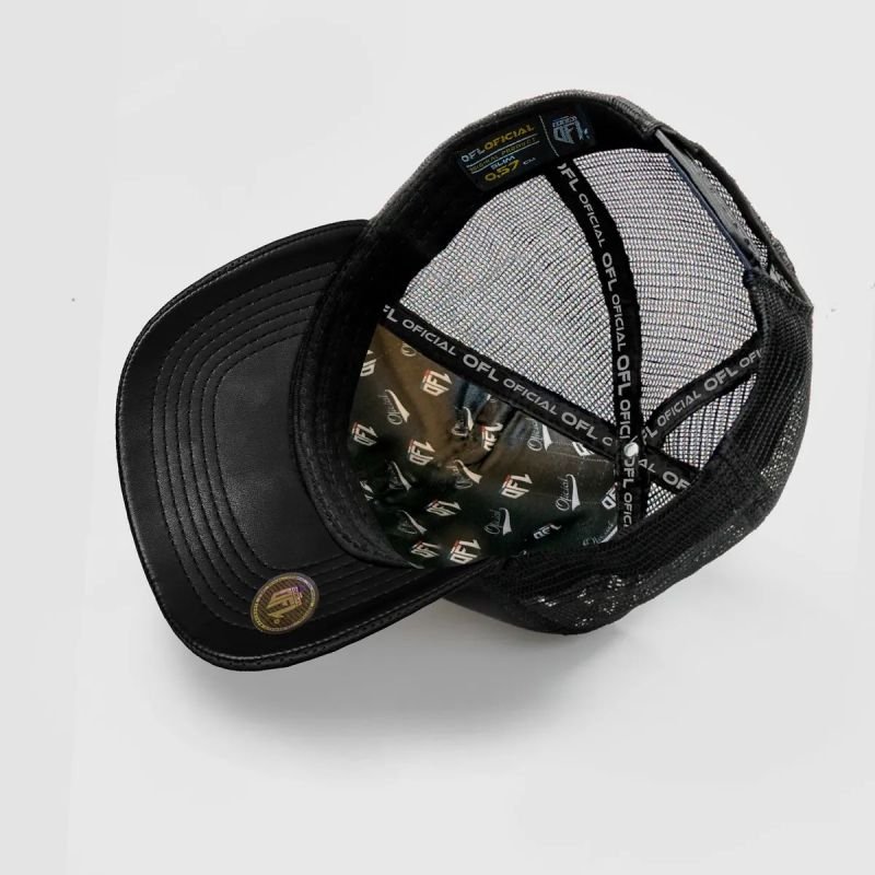 Boné Trucker OFL Black Chenille