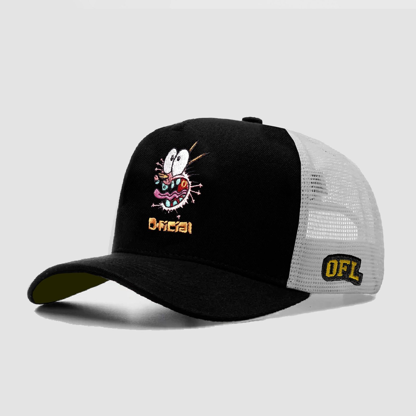 Boné Trucker OFL Cão Coragem black
