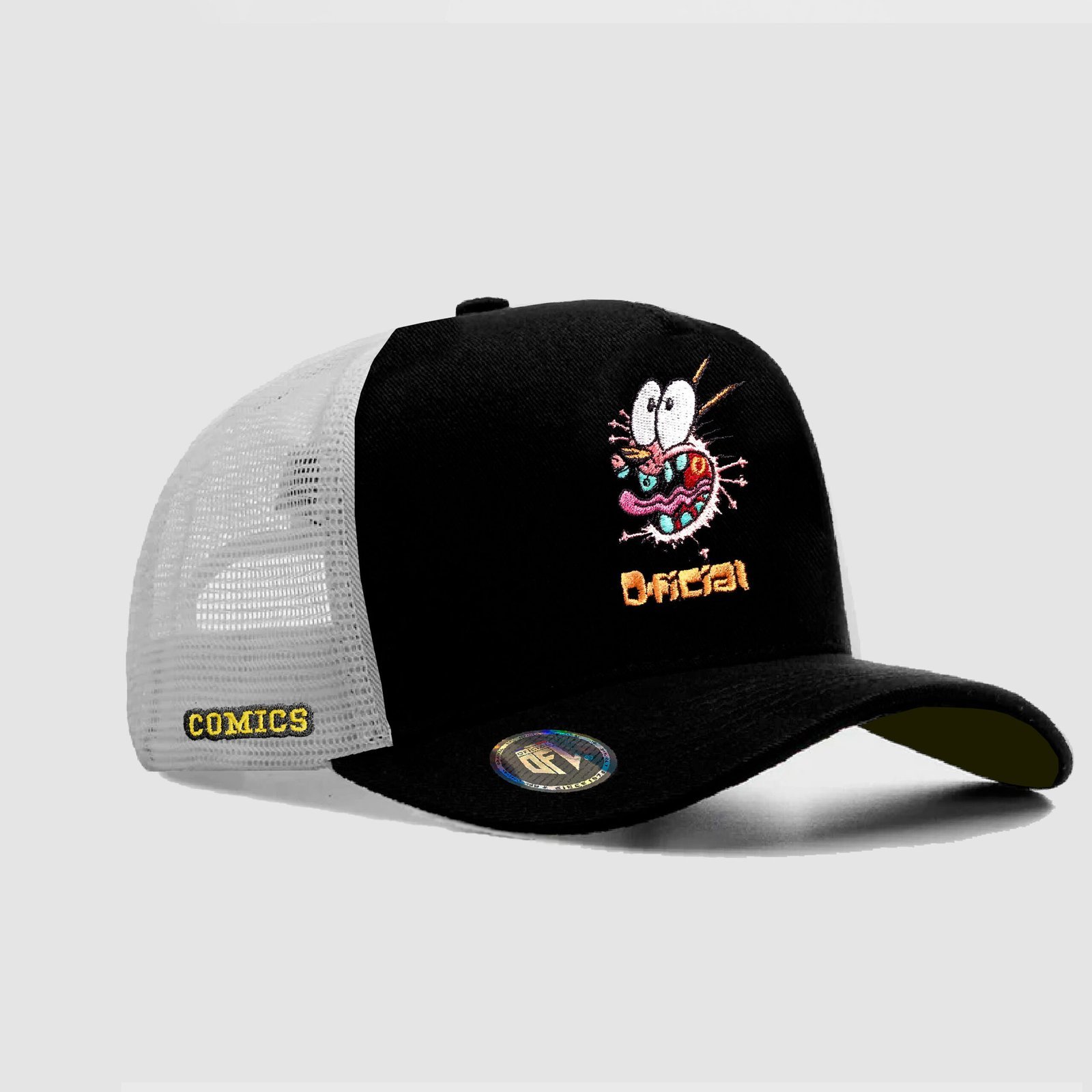 Boné Trucker OFL Cão Coragem black