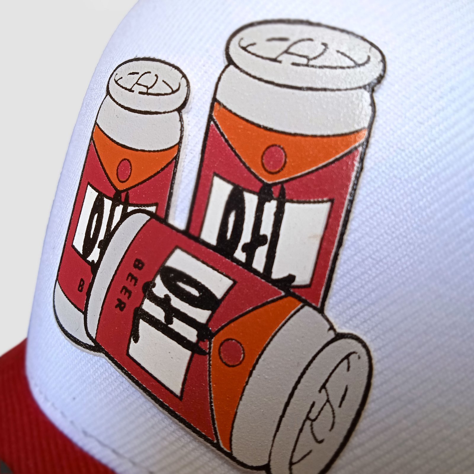 Boné Trucker OFL Duff Beer Branco