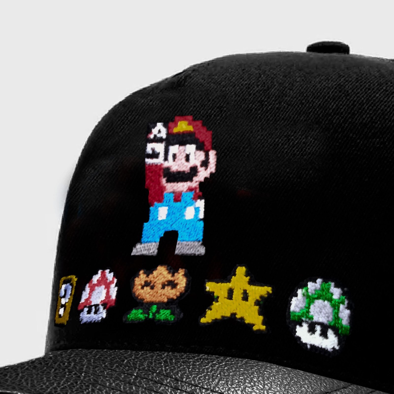 Boné Trucker OFL Kids Mario Bros Preto