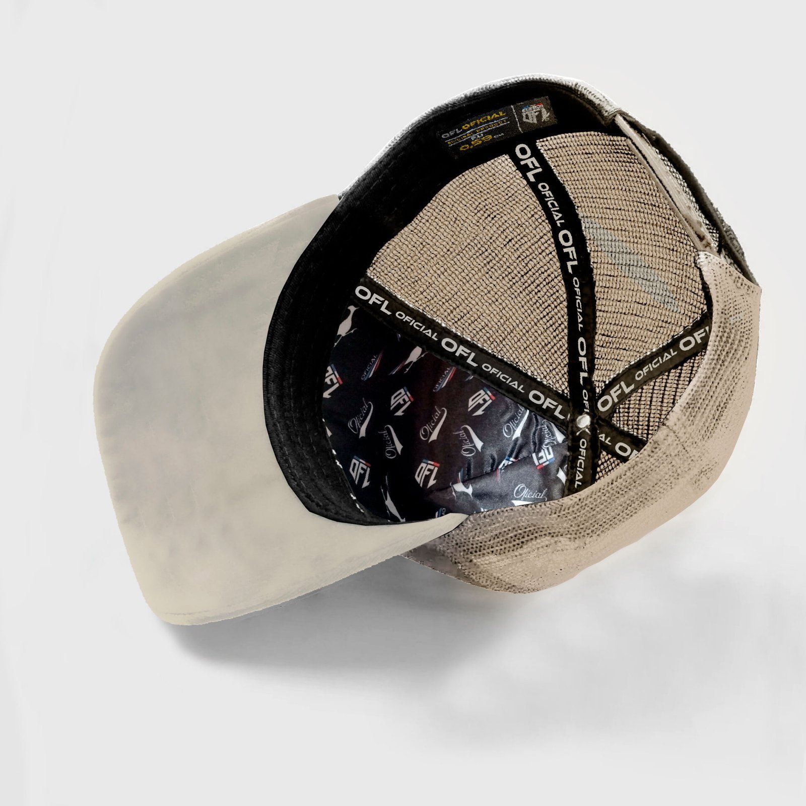 Boné Trucker OFL kong Bege