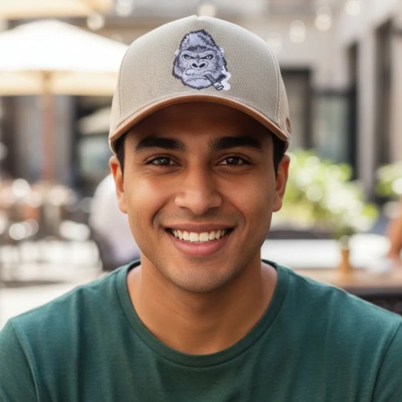 Boné Trucker OFL kong Bege