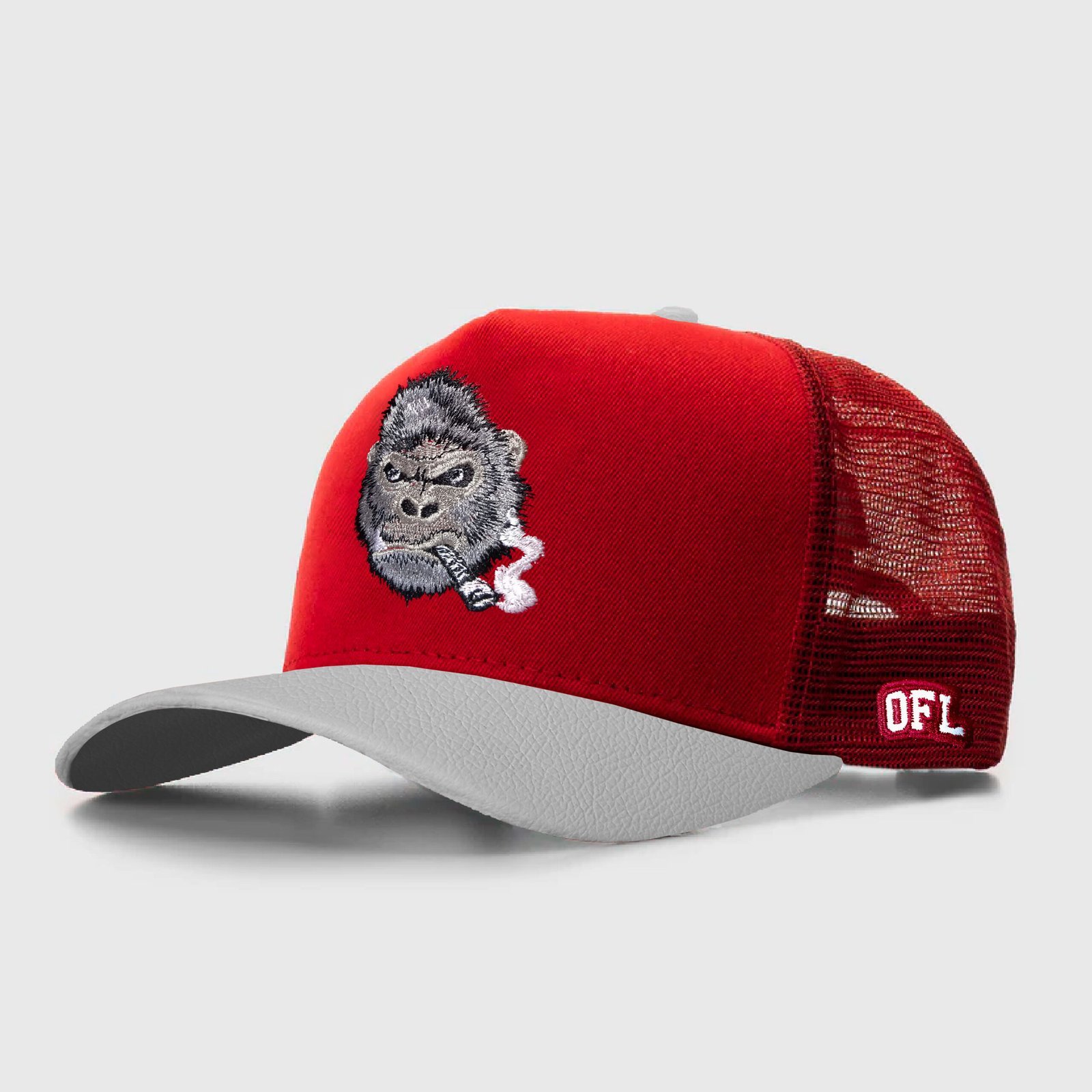 Boné Trucker OFL Kong Red