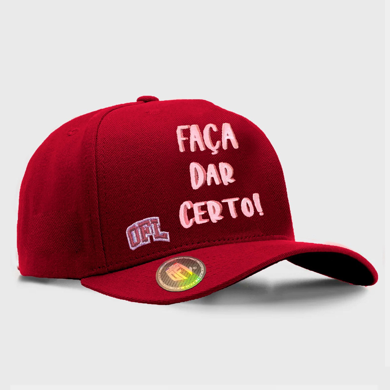 Boné Vinho OFL Faça dar Certo!