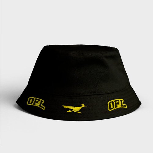 Bucket Hat Dupla Face Oficial Amarelo