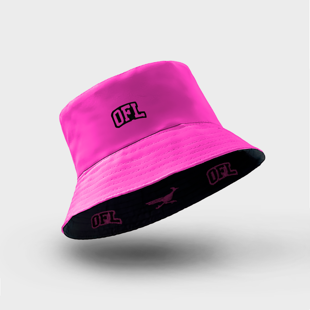 Bucket Hat Dupla Face Oficial Pink