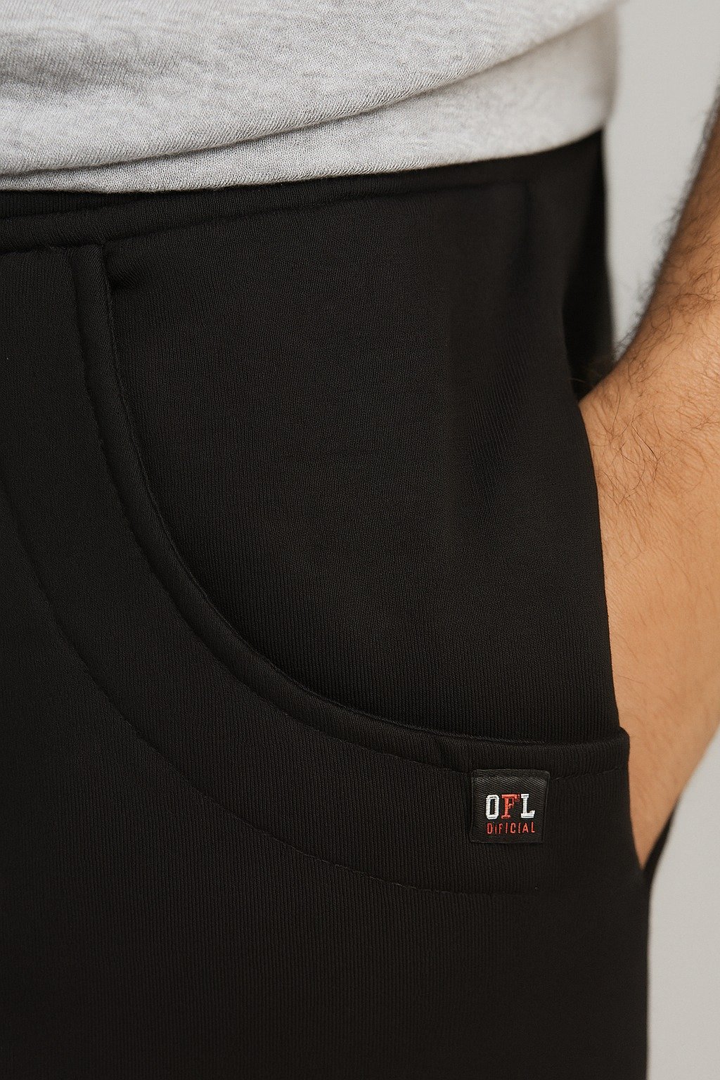 Calça Moletom Saruel Longa Lisa OFL