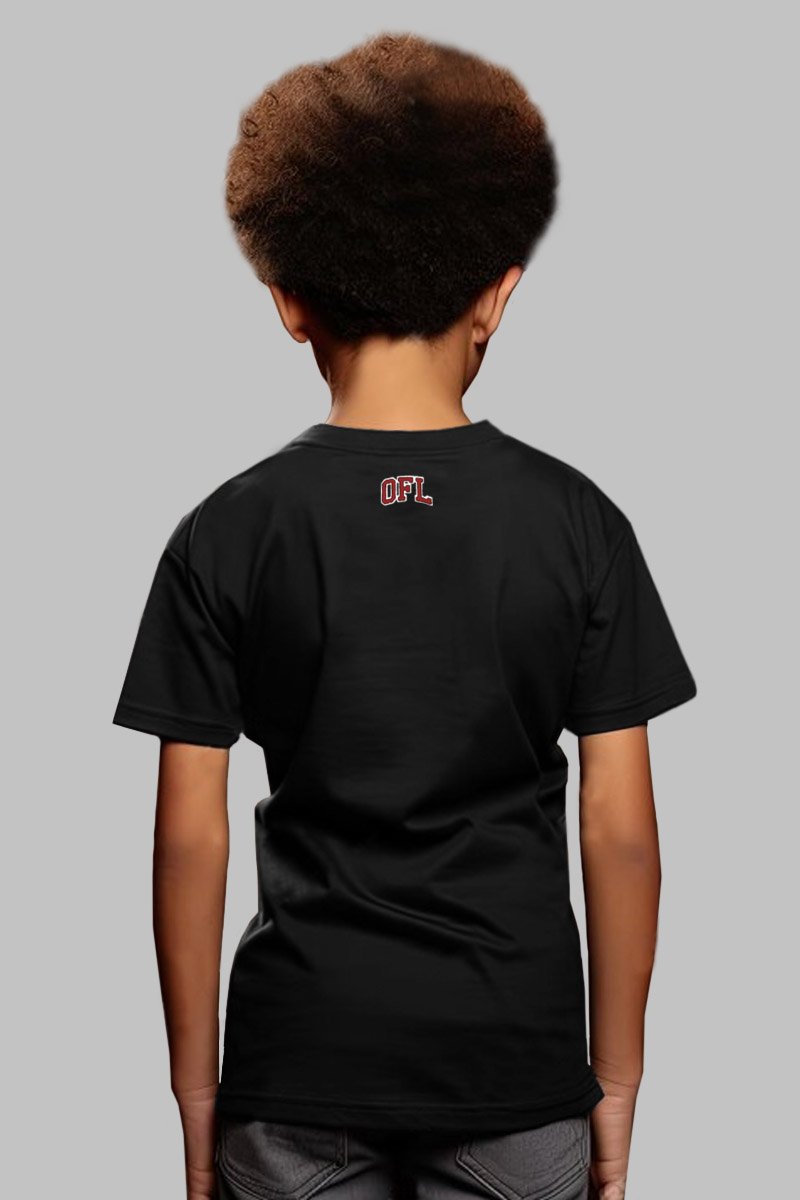 Camiseta Infantil OFL Casual Preta