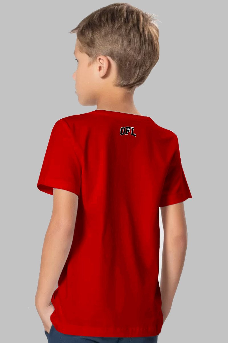 Camiseta Infantil OFL Casual Red