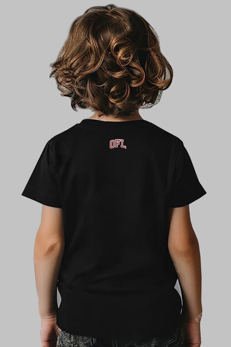 Camiseta Infantil OFL Red Bow Officer