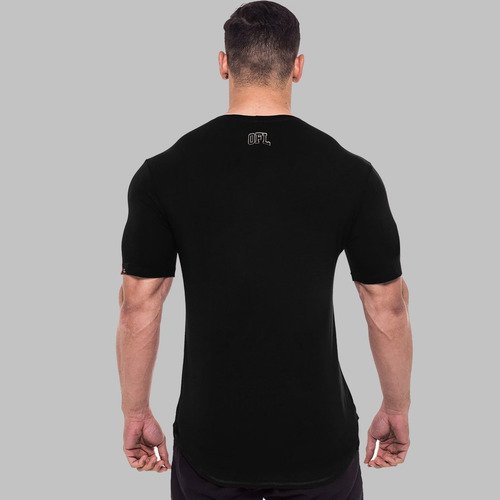 Camiseta Long Line Barra Arredondada 100% Algodão Fio 30.1