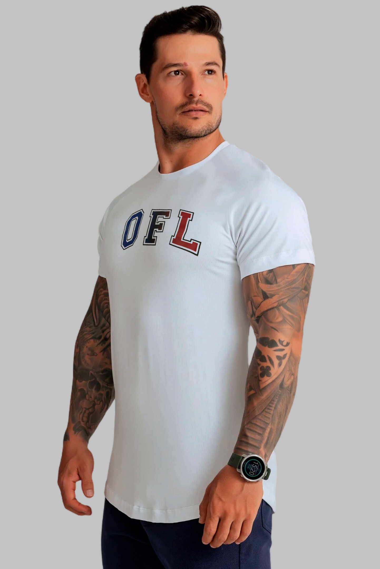 Camiseta Long Line OFL Arched