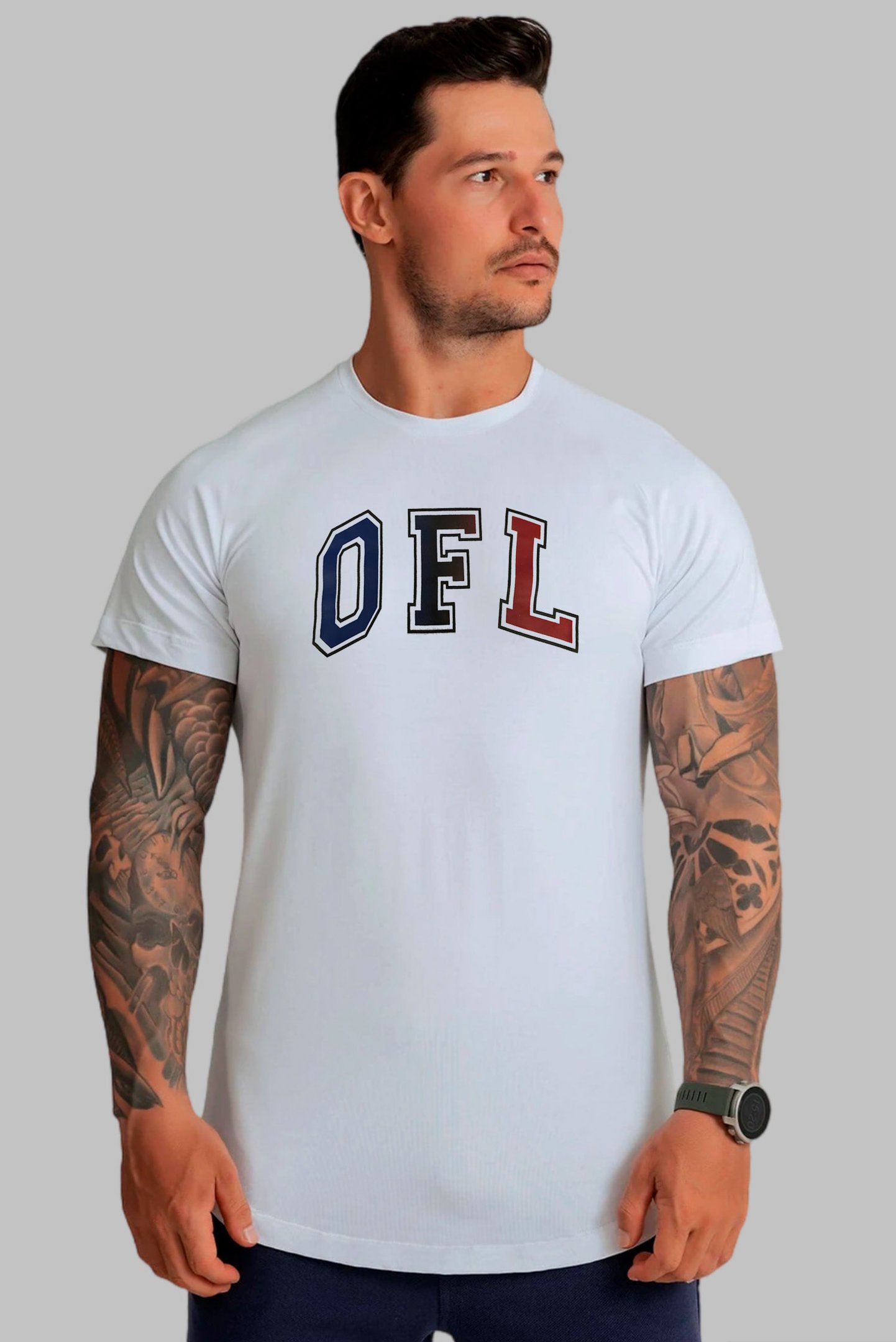 Camiseta Long Line OFL Arched