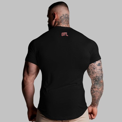 Camiseta Long Line Ofl Casual 100% Algodão Fio 30.1