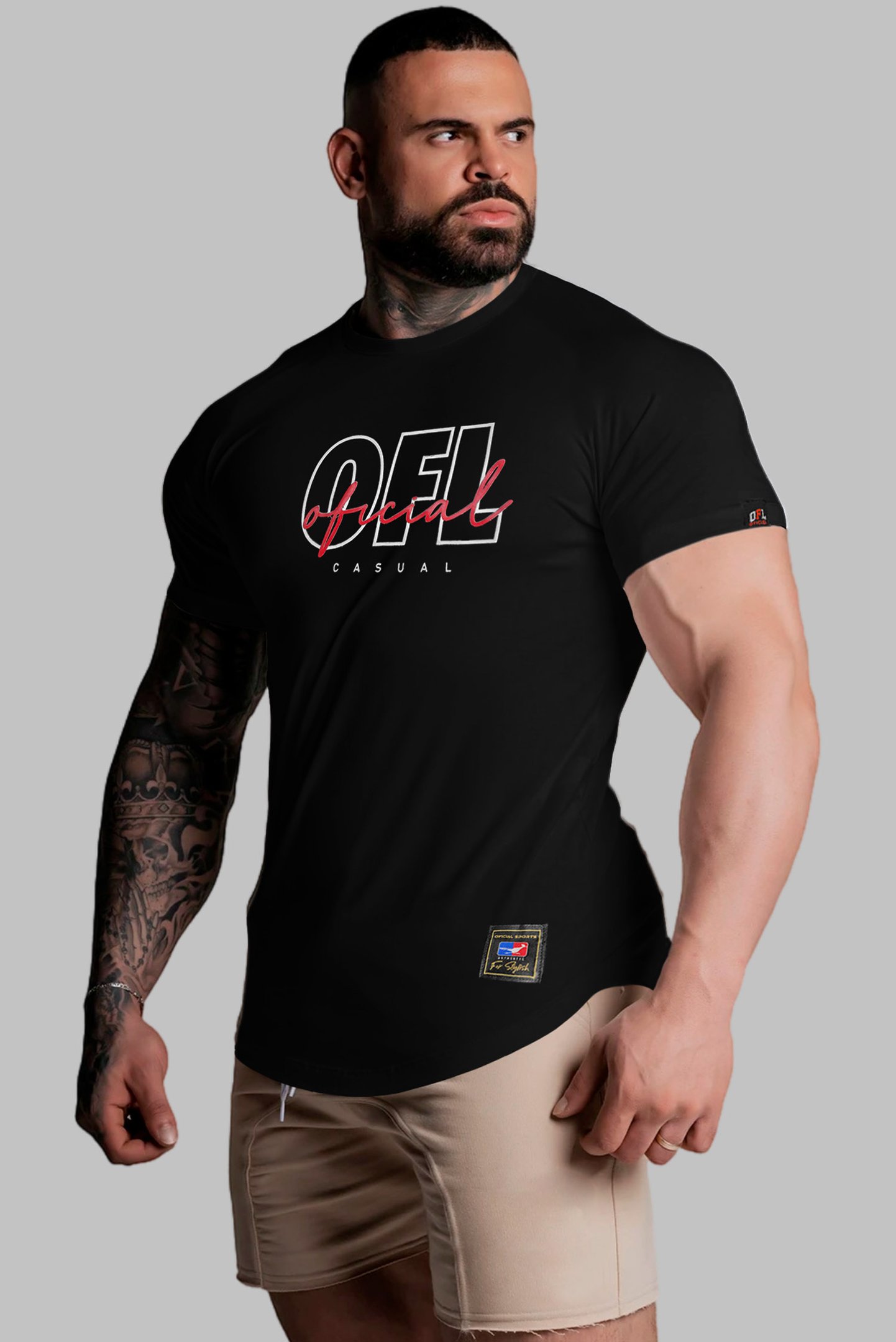 Camiseta Long Line OFL Casual