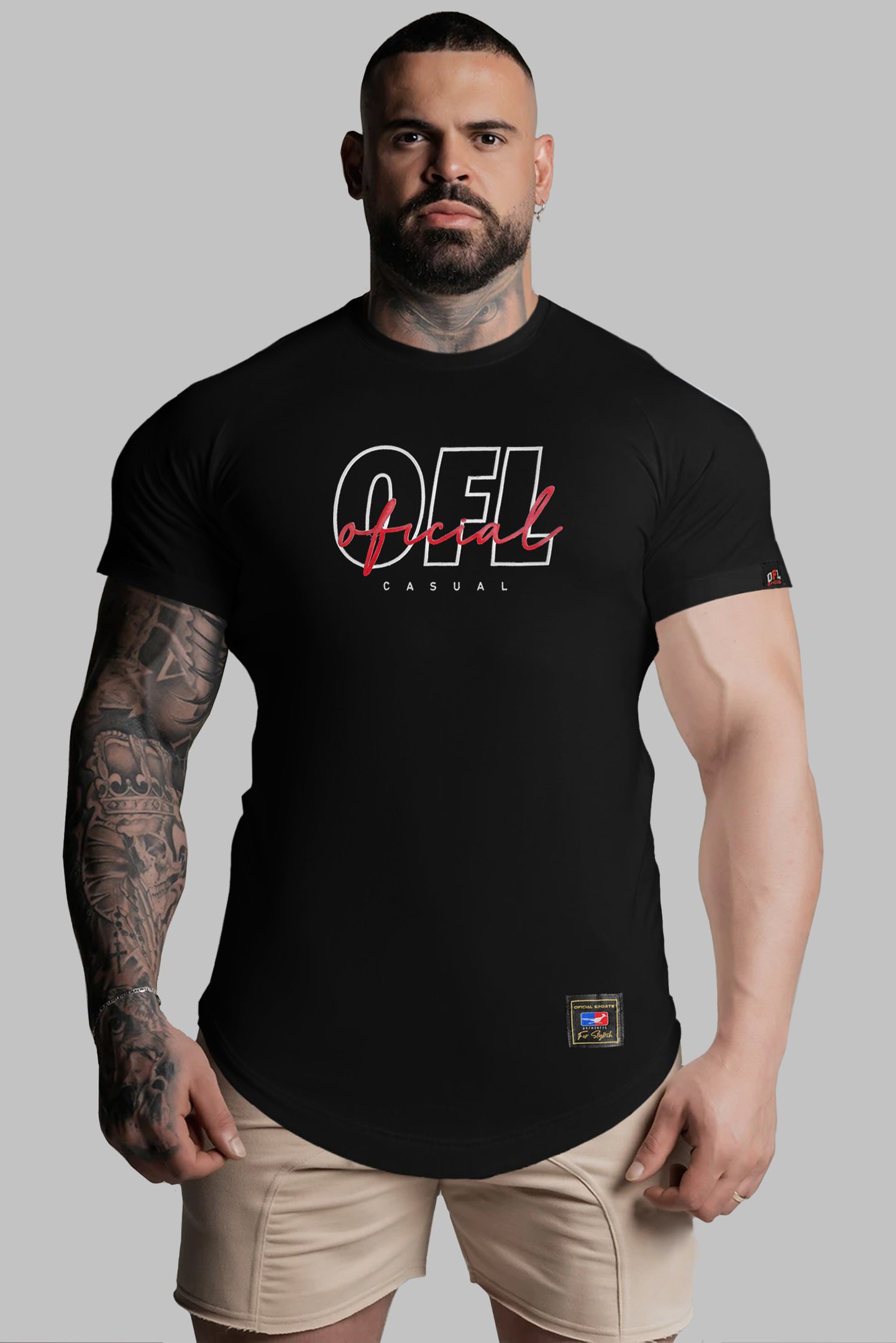 Camiseta Long Line OFL Casual