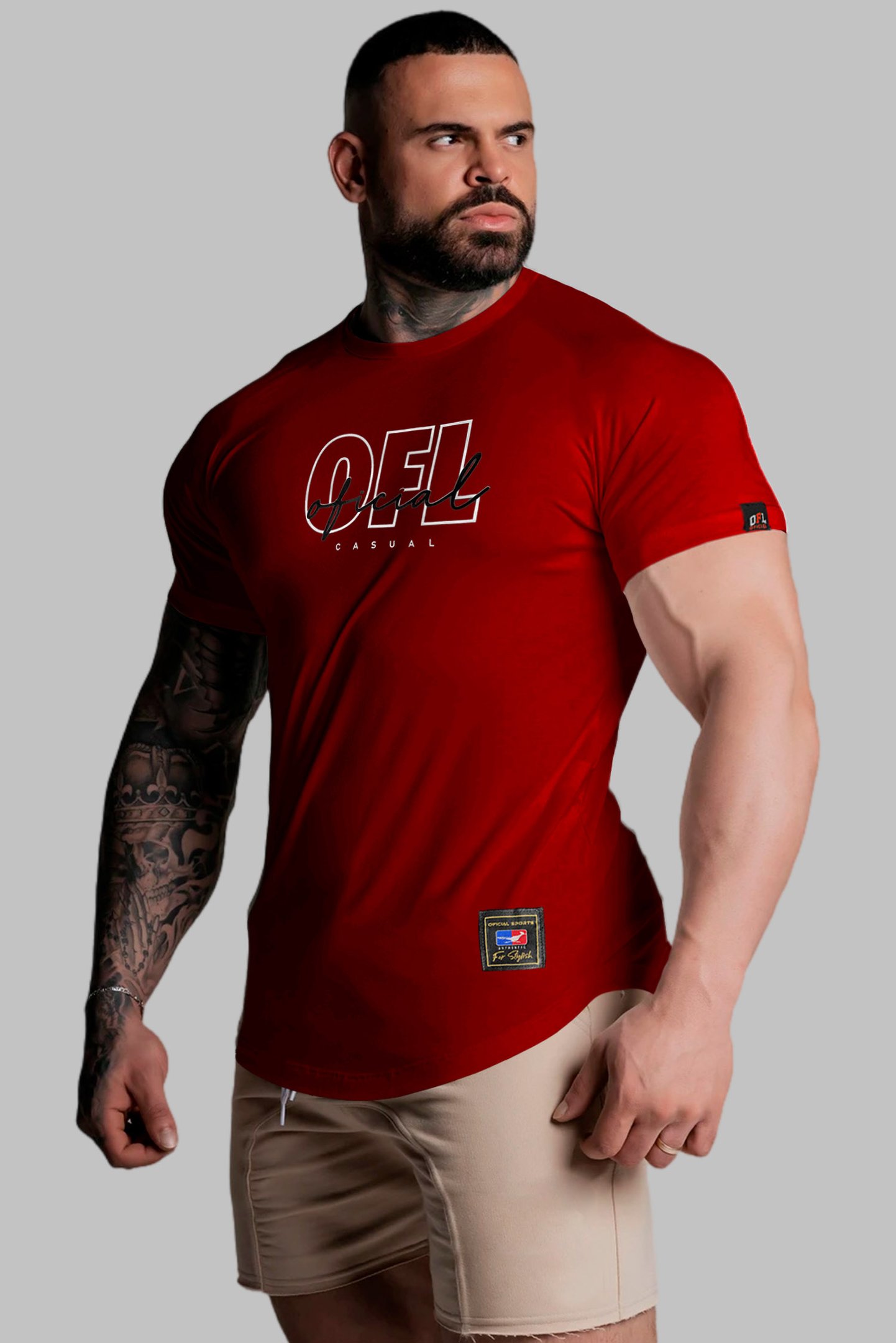 Camiseta Long Line OFL Casual