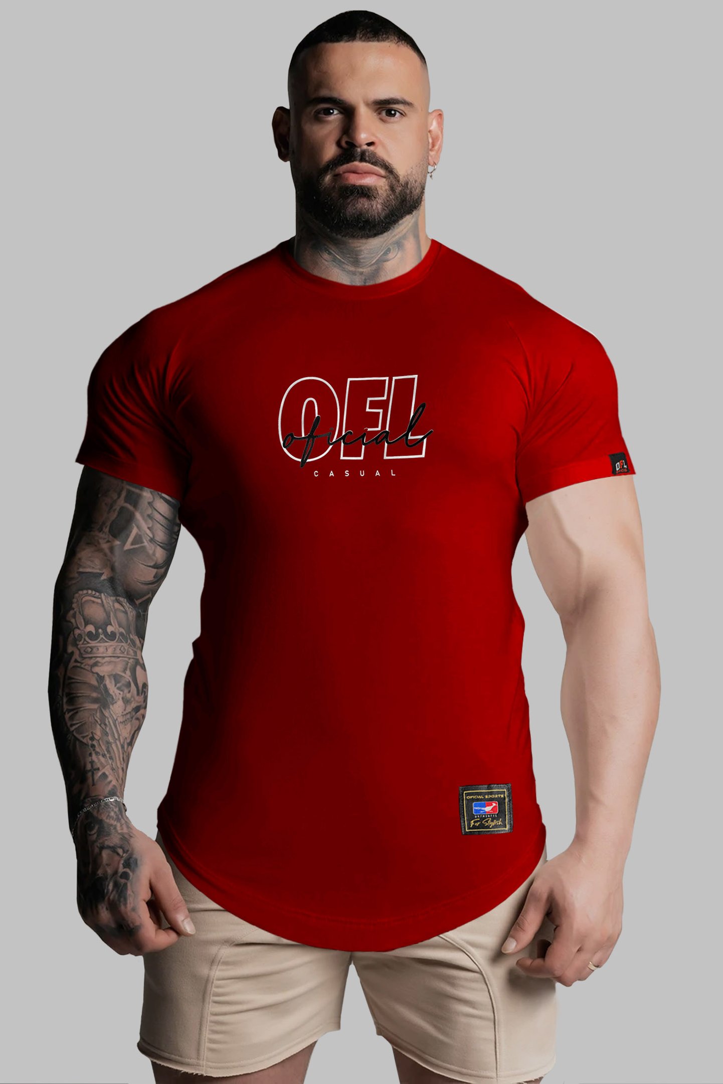 Camiseta Long Line OFL Casual