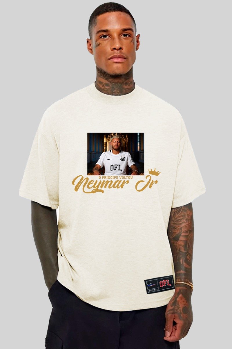 Camiseta Oversized 'O Principe Voltou' Oficial