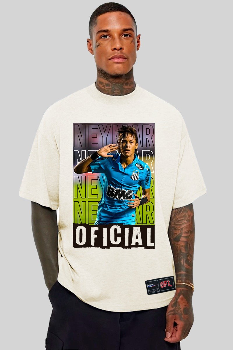 Camiseta Oversized Neymar Santos Oficial