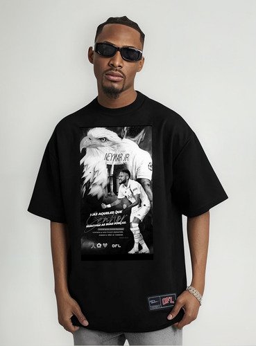 Camiseta Oversized Njr. Renovando As Forças