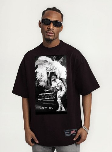 Camiseta Oversized Njr. Renovando As Forças