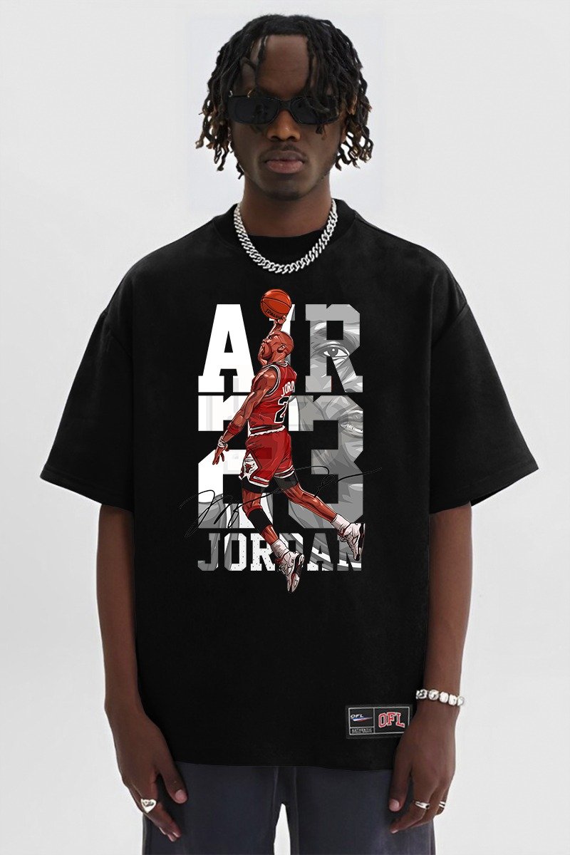 Camiseta Oversized Oficial Air 23 Jordan