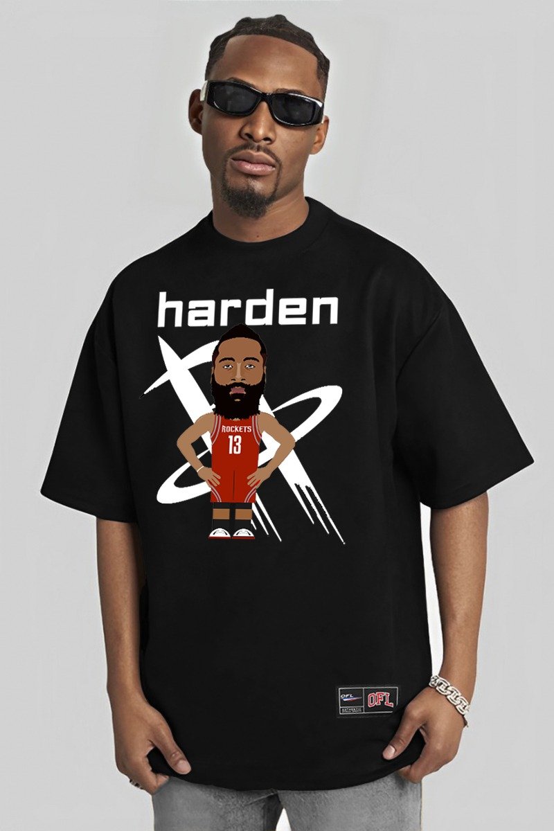 Camiseta Oversized Oficial Harden Basckteball